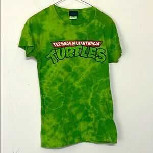 🌞 Green Teenage Mutant Ninja Turtles Retro green short sleeve tee M